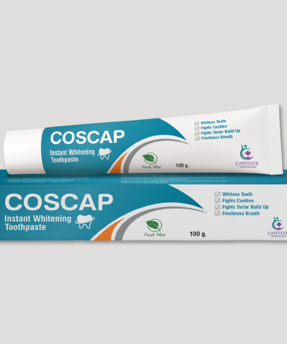 COSCAP TOOTHPASTE (INSTANT WHITENING)